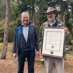 Douglas Justice awarded Silver American Rhododendron Society medal